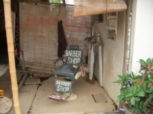Lao barber shop